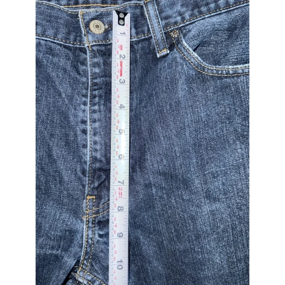 Levi 559 Mens Jeans 36X34‎ Relaxed Fit Straight Leg Frayed Hem Buttery Soft Feel